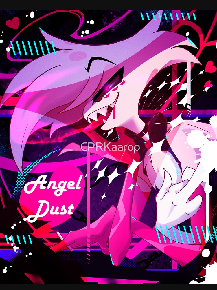 Hazbin Hotel Angel Dust Pink Menace by CPRKaaroo
