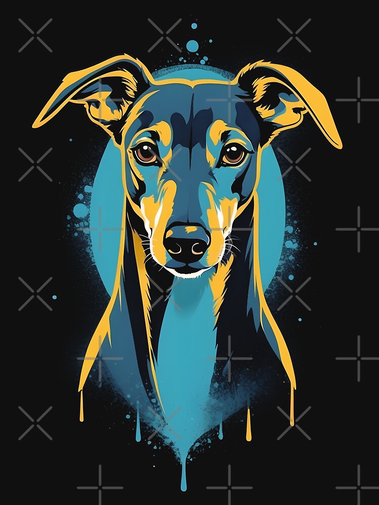 Vintage Greyhound Silhouette Design: Timeless Elegance for Nostalgic Dog Lovers. by brindled T-Shirts, Hoodie,... (Image 3)
