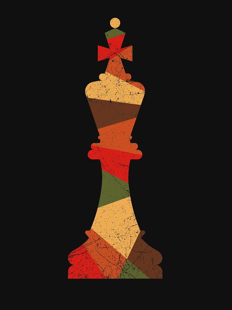 Vintage Colors Chess Game King Piece by MintaApparel T-Shirts, Hoodie, Sweatshirt | BlankRebels.com (Image 3)