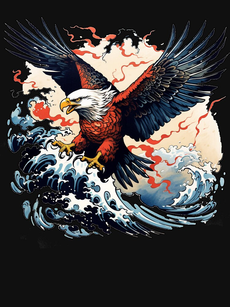 Tattoo Eagle American Old School Style by PiggyBoxer T-Shirts, Hoodie, Sweatshirt | BlankRebels.com (Image 3)