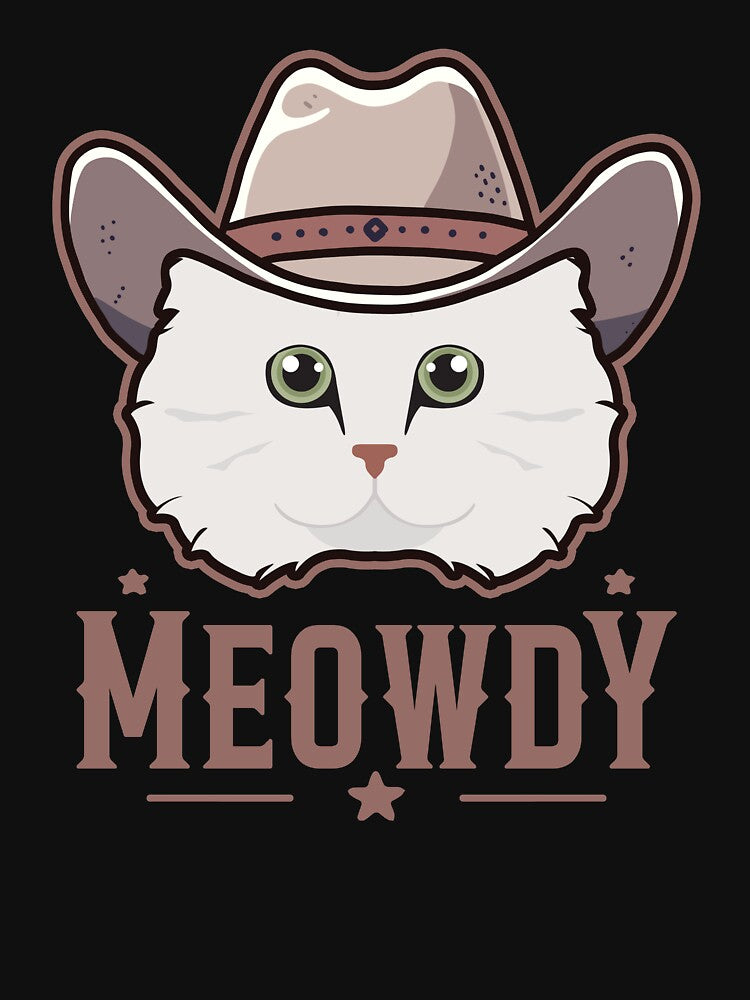 Chinchilla Cat Meowdy by Clara Hollins T-Shirts, Hoodie, Sweatshirt | BlankRebels.com (Image 3)