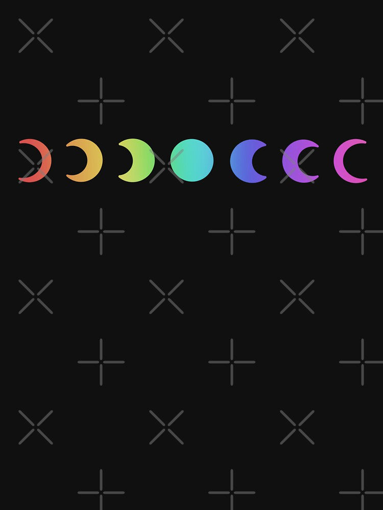 Moon phase rainbow by secretmagic T-Shirts, Hoodie, Sweatshirt | BlankRebels.com (Image 3)