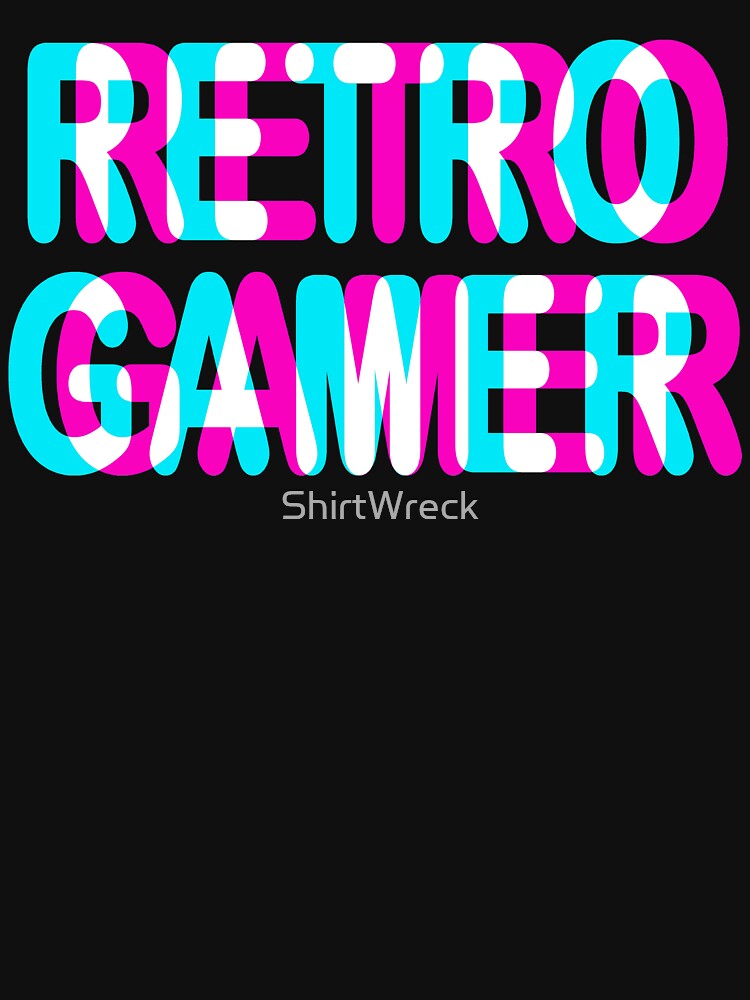 GAMING - RETRO GAMER - TRIPPY 3D GAMING by ShirtWreck T-Shirts, Hoodie, Sweatshirt | BlankRebels.com (Image 3)