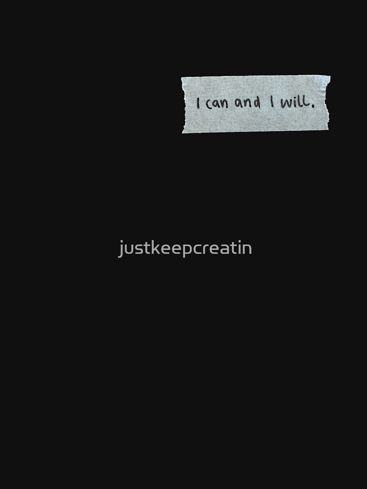 I can and I will paper quote by justkeepcreatin