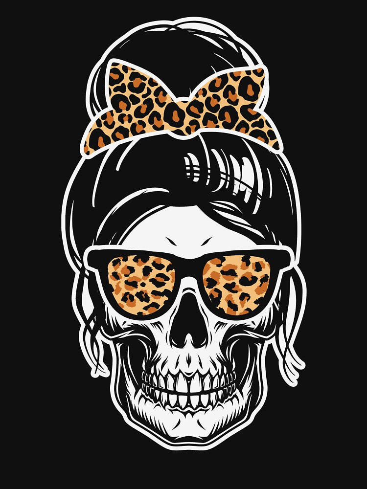Skull Girl Scary Halloween by DNW-art T-Shirts, Hoodie, Sweatshirt | BlankRebels.com (Image 3)