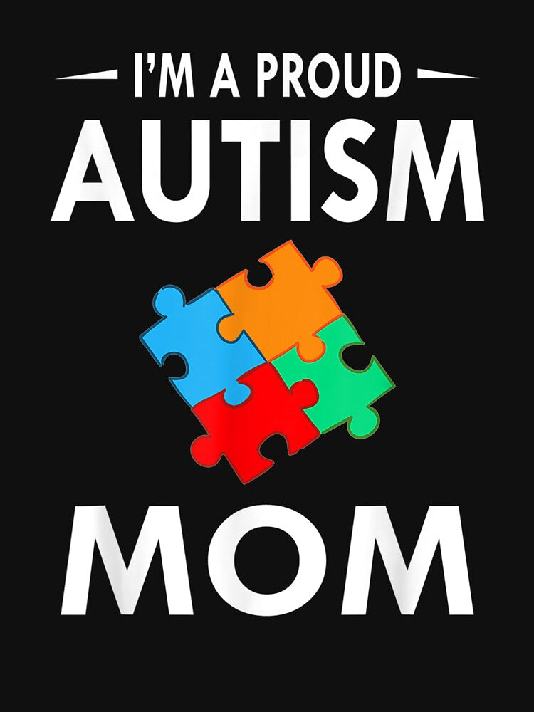I'm A Proud Autism Mom Family Matching Autism Awareness by ninapfvu T-Shirts, Hoodie, Sweatshirt | BlankRebels.com (Image 3)