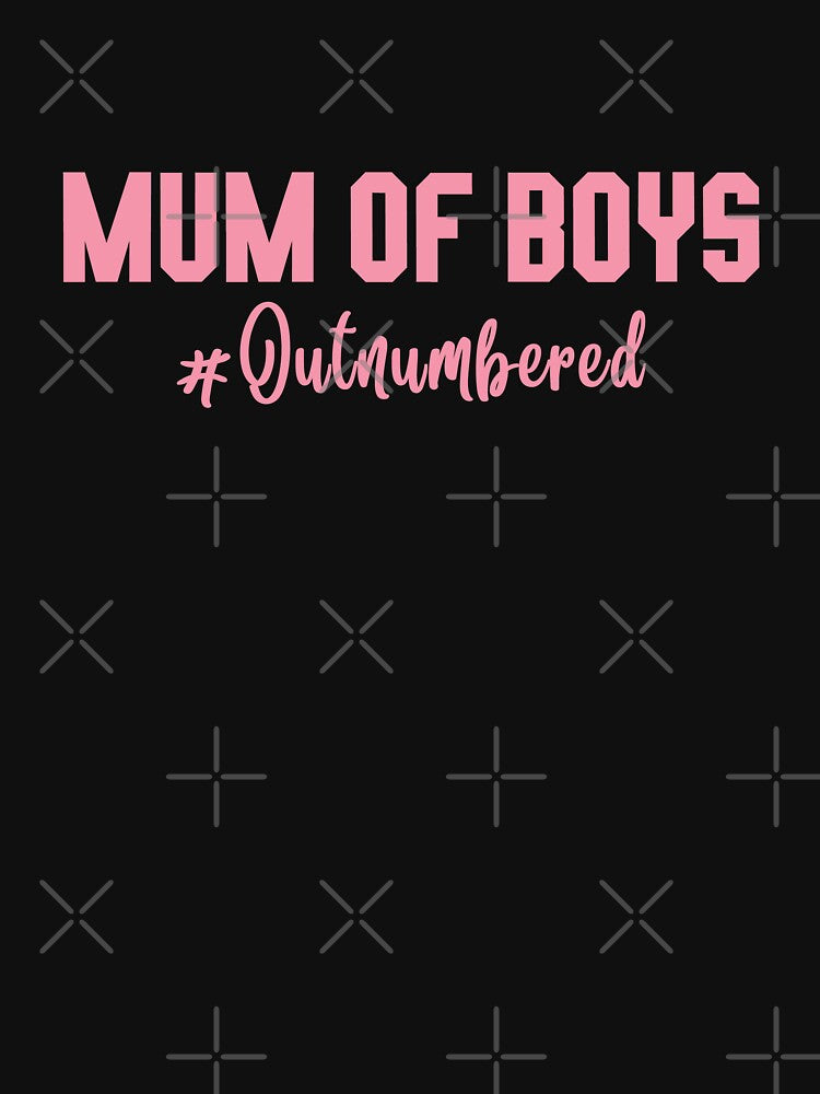 Mum of Boys #Outnumbered - Funny Mum Cute Mom by SdForce T-Shirts, Hoodie, Sweatshirt | BlankRebels.com (Image 3)