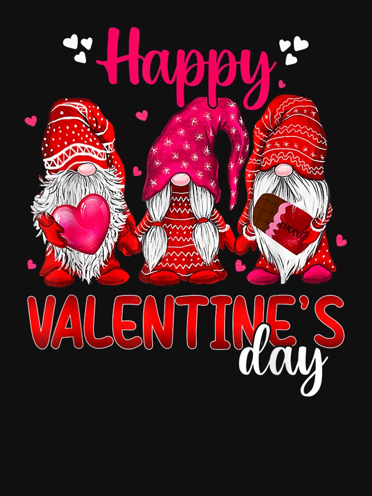 Love Gnome Squad Happy Valentine Day by MonicaKristie T-Shirts, Hoodie, Sweatshirt | BlankRebels.com (Image 3)