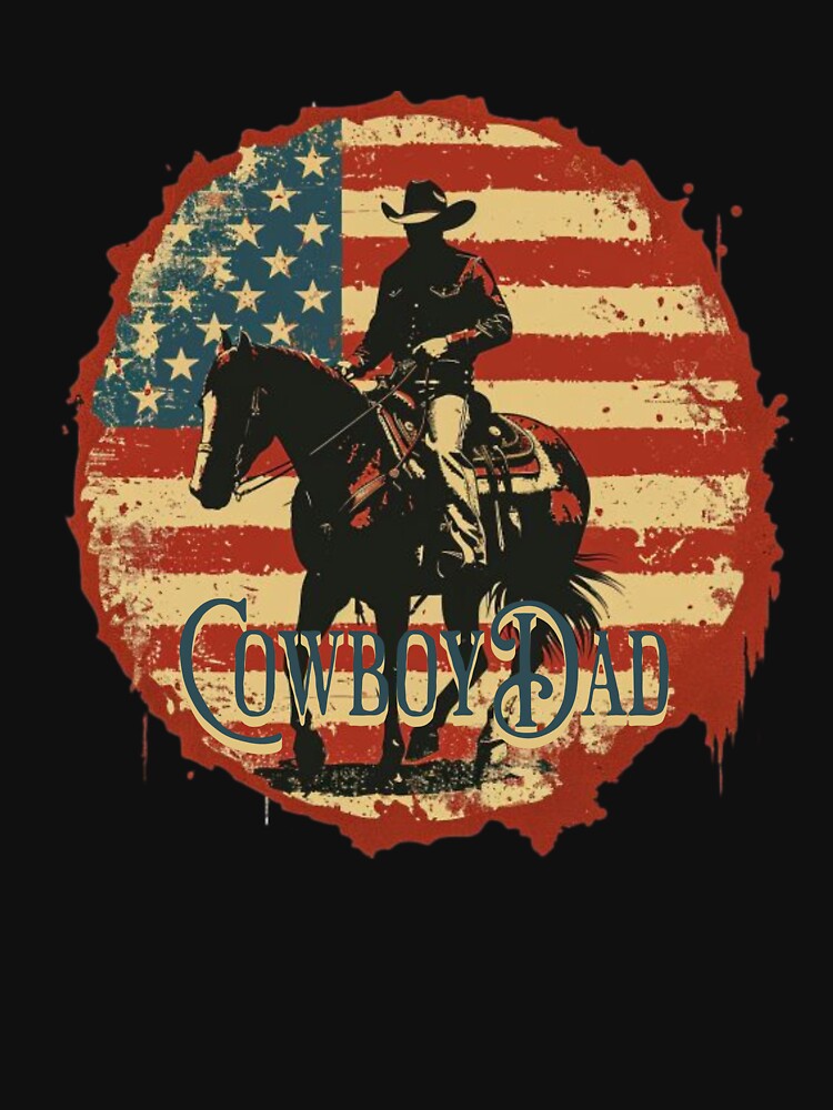 cowboy dad vintage USA, father's day by everythingjoy33 T-Shirts, Hoodie, Sweatshirt | BlankRebels.com (Image 3)
