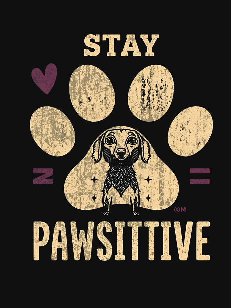 Stay pawsitive by whatthefoxsays T-Shirts, Hoodie, Sweatshirt | BlankRebels.com (Image 3)