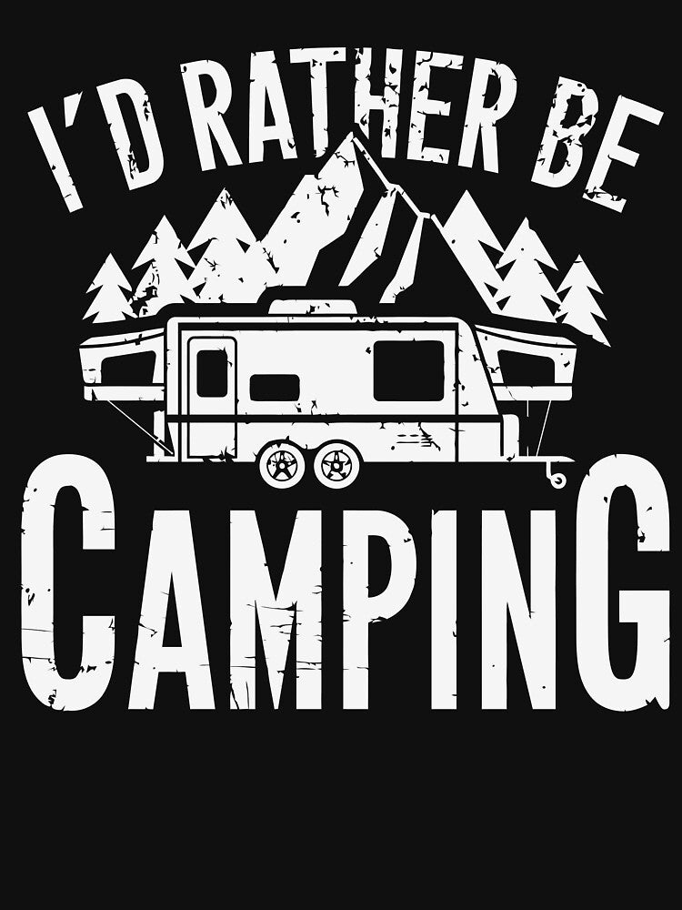 I'd Rather Be Van Camping - Funny Camp by EdwardHobgood T-Shirts, Hoodie, Sweatshirt | BlankRebels.com (Image 3)