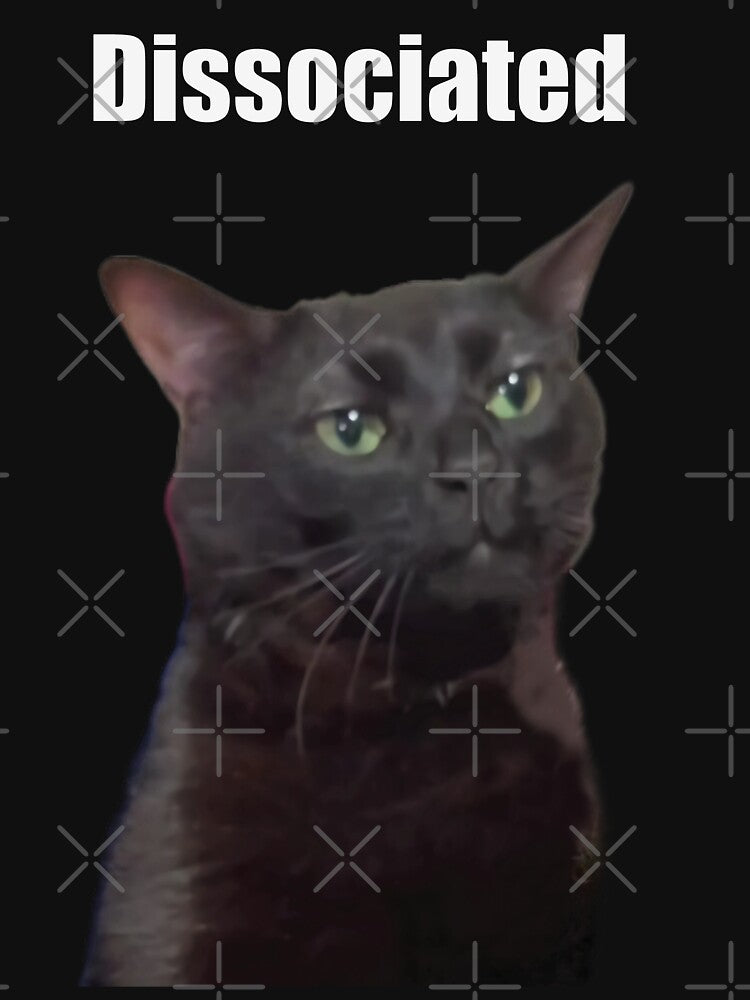 Dissociated Cat meme by Chicledechoclo T-Shirts, Hoodie, Sweatshirt | BlankRebels.com (Image 3)