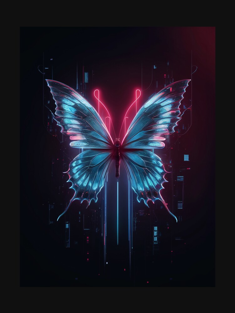 Synthetic Butterflies by McVrax T-Shirts, Hoodie, Sweatshirt | BlankRebels.com (Image 3)