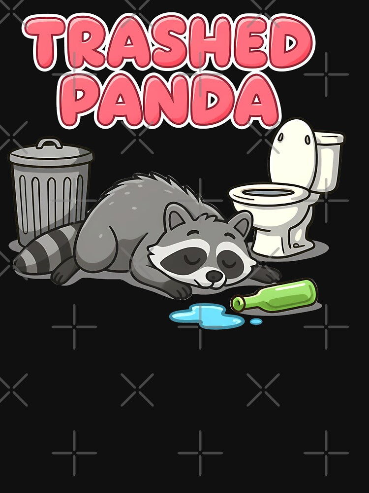 Trashed Panda - Funny Raccoon by varioarts T-Shirts, Hoodie, Sweatshirt | BlankRebels.com (Image 3)