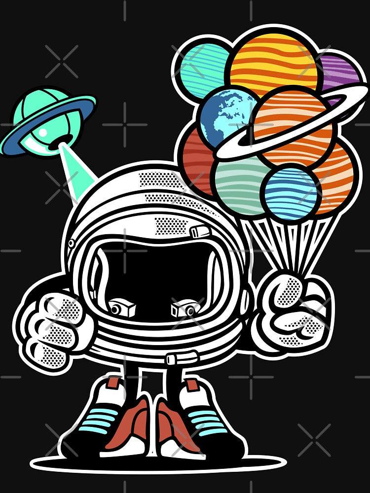 Astronaut Outer space by cartoonbug T-Shirts, Hoodie, Sweatshirt | BlankRebels.com (Image 3)