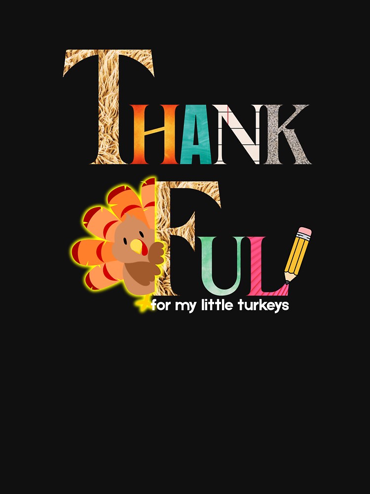 Thanksgiving | Thank You | Thankful by funnycart T-Shirts, Hoodie, Sweatshirt | BlankRebels.com (Image 3)