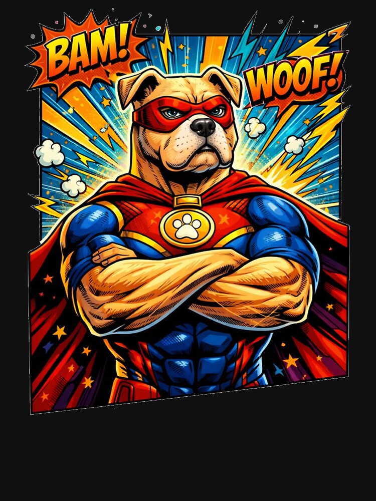 Superhero Dog Comic “BAM! WOOF!” by the-dovlat