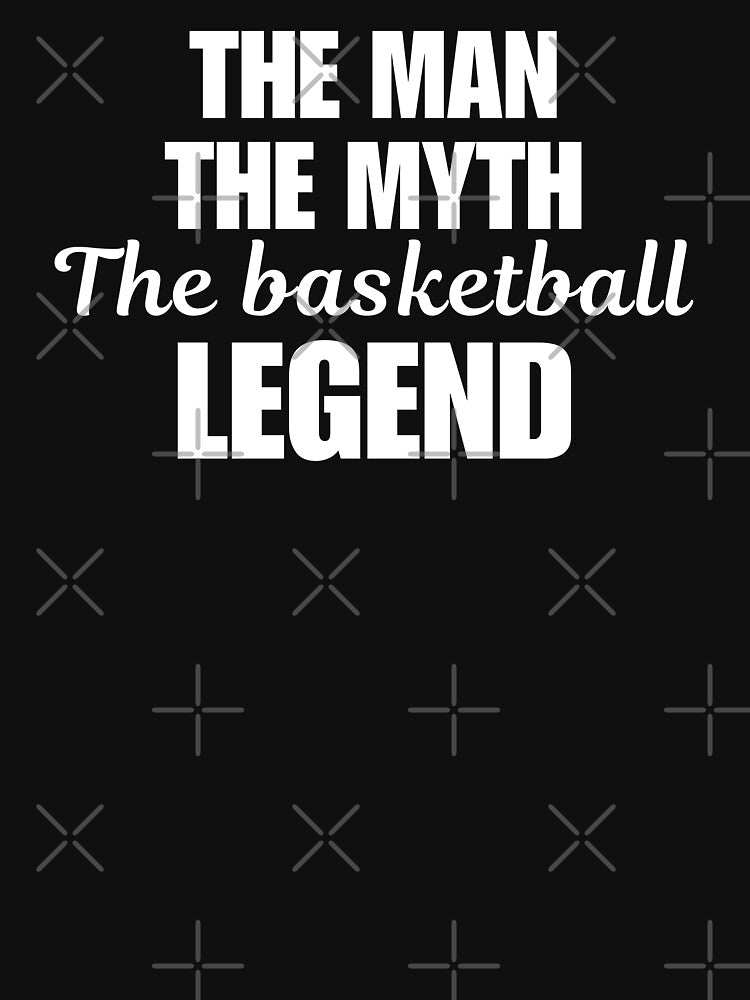 The man, the myth, the basketball legend, quote or saying for basketball game or sport lover and fan by... (Image 3)