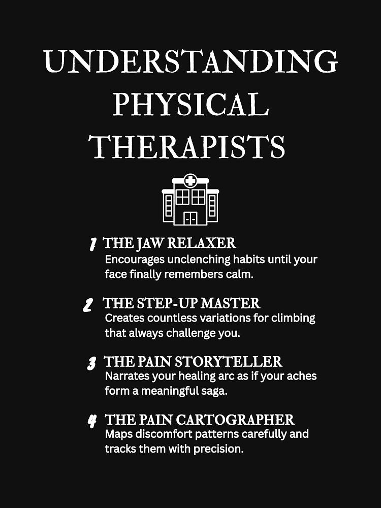 Physical Therapist Humor Print – Black by PsyFlow35 T-Shirts, Hoodie, Sweatshirt | BlankRebels.com (Image 3)