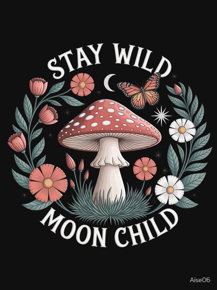 Stay Wild Moon Child by Aise06 T-Shirts, Hoodie, Sweatshirt | BlankRebels.com (Image 3)