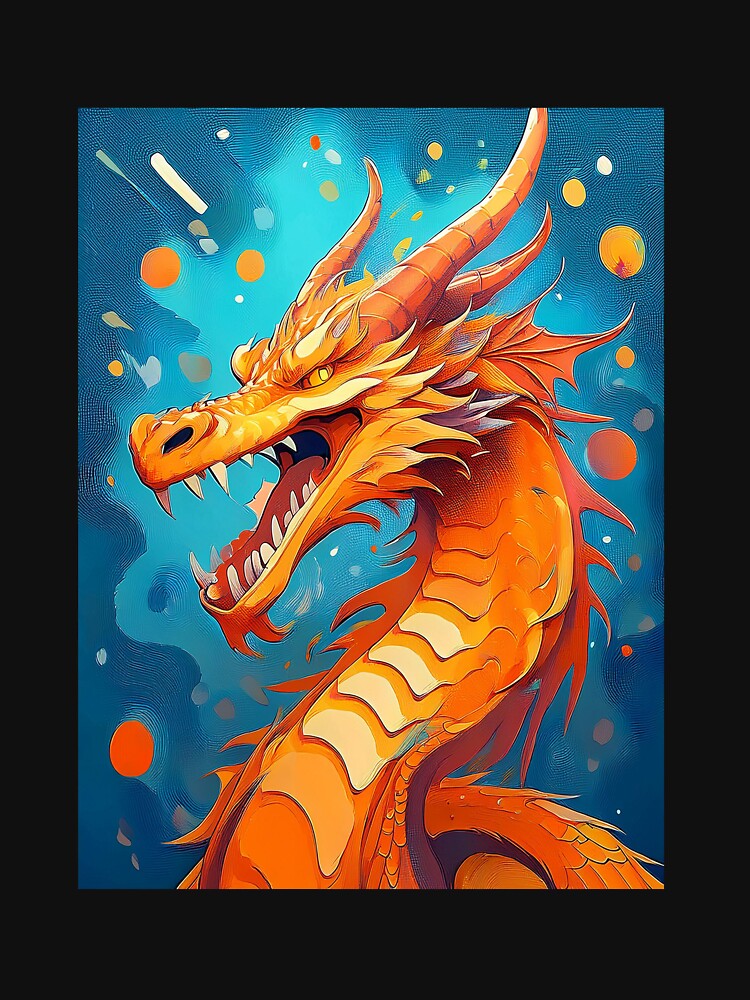 Orange dragon. by BAR DEC T-Shirts, Hoodie, Sweatshirt | BlankRebels.com (Image 3)