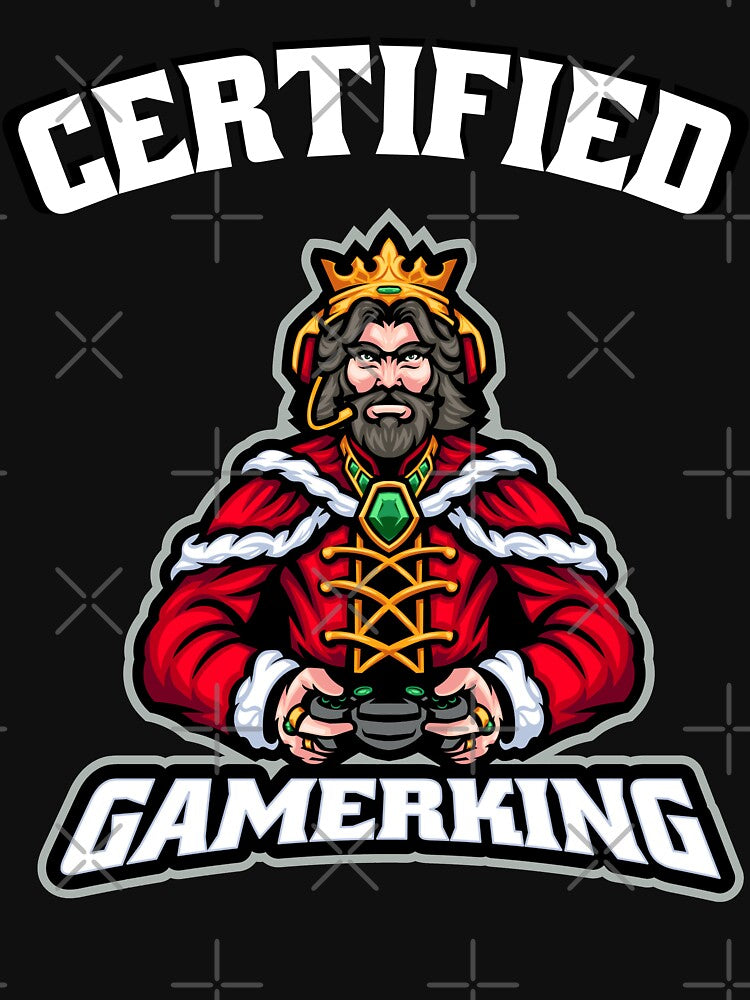 Certified Gamer King by Legendary  Status T-Shirts, Hoodie, Sweatshirt | BlankRebels.com (Image 3)