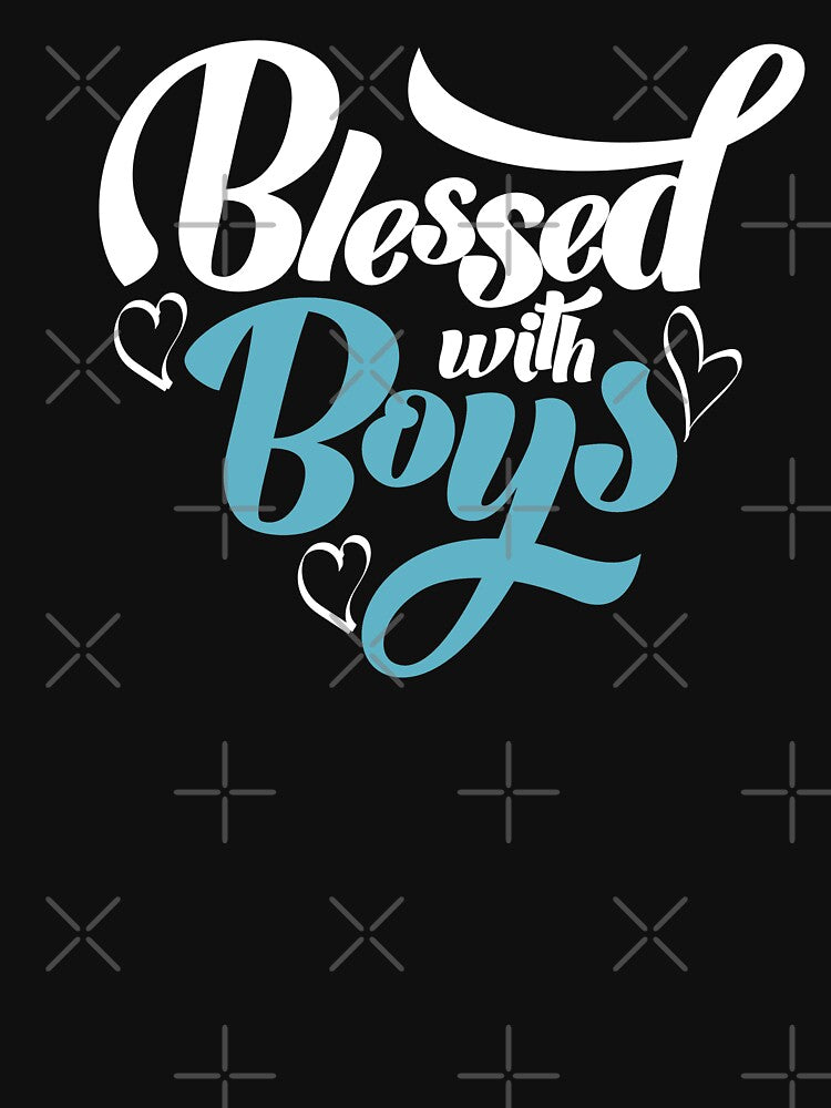 Blessed with boys by GospelShirts T-Shirts, Hoodie, Sweatshirt | BlankRebels.com (Image 3)