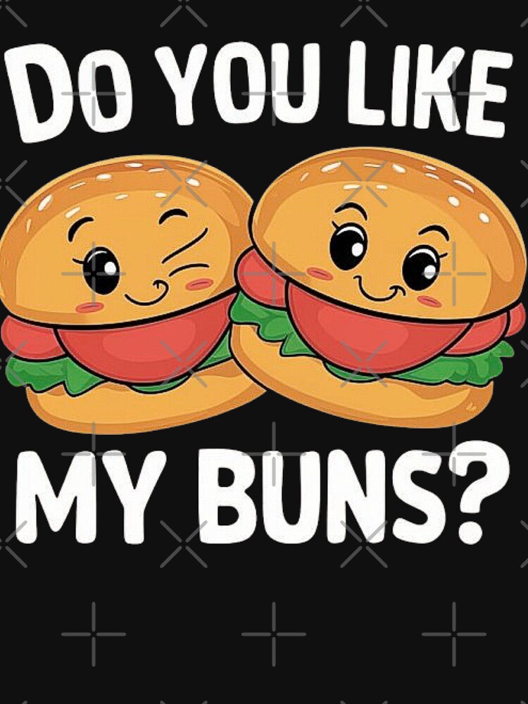 Cute Burger Buns Design for Food Lovers by love3617 T-Shirts, Hoodie, Sweatshirt | BlankRebels.com (Image 3)