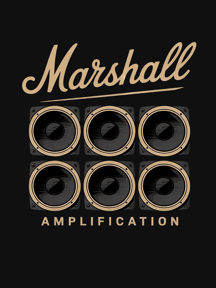Gold Marshall Amplìication Stack by olaso-store T-Shirts, Hoodie, Sweatshirt | BlankRebels.com (Image 3)