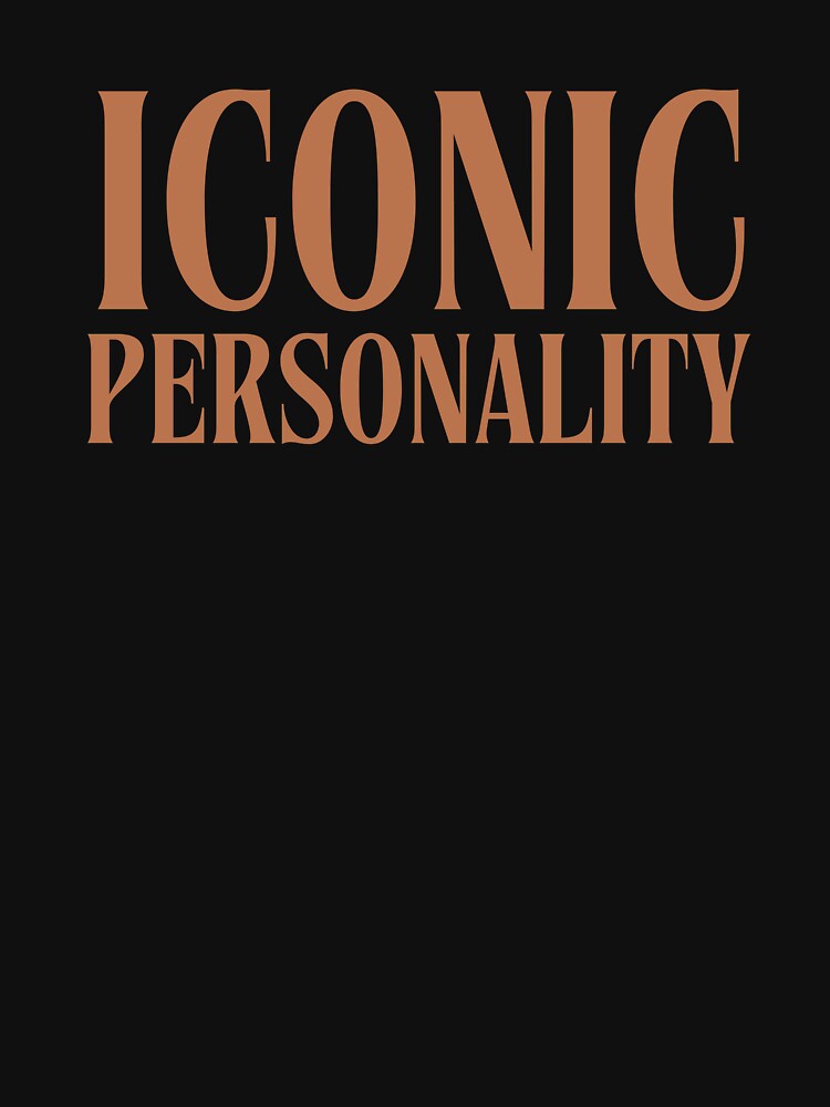 Iconic Personality – Timeless Mindset Minimal Streetwear Design by rebuZZ-Apparels-The Minimalistic Buzz