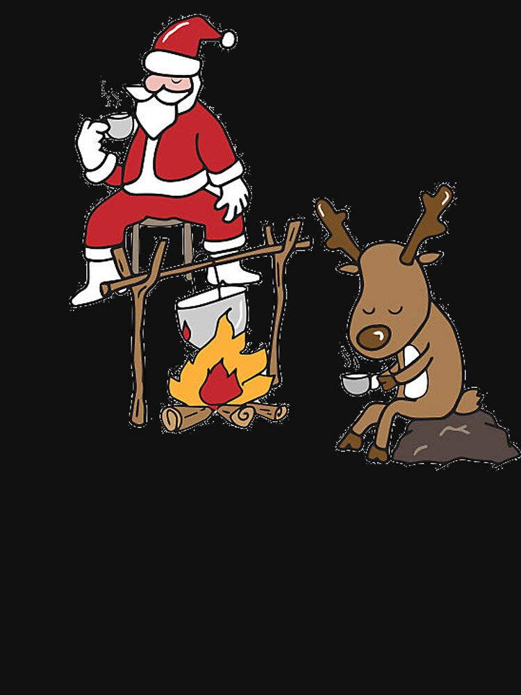 Camping Santa Christmas Shirt by Galvanized Hoodie, Sweatshirt | BlankRebels.com (Image 3)