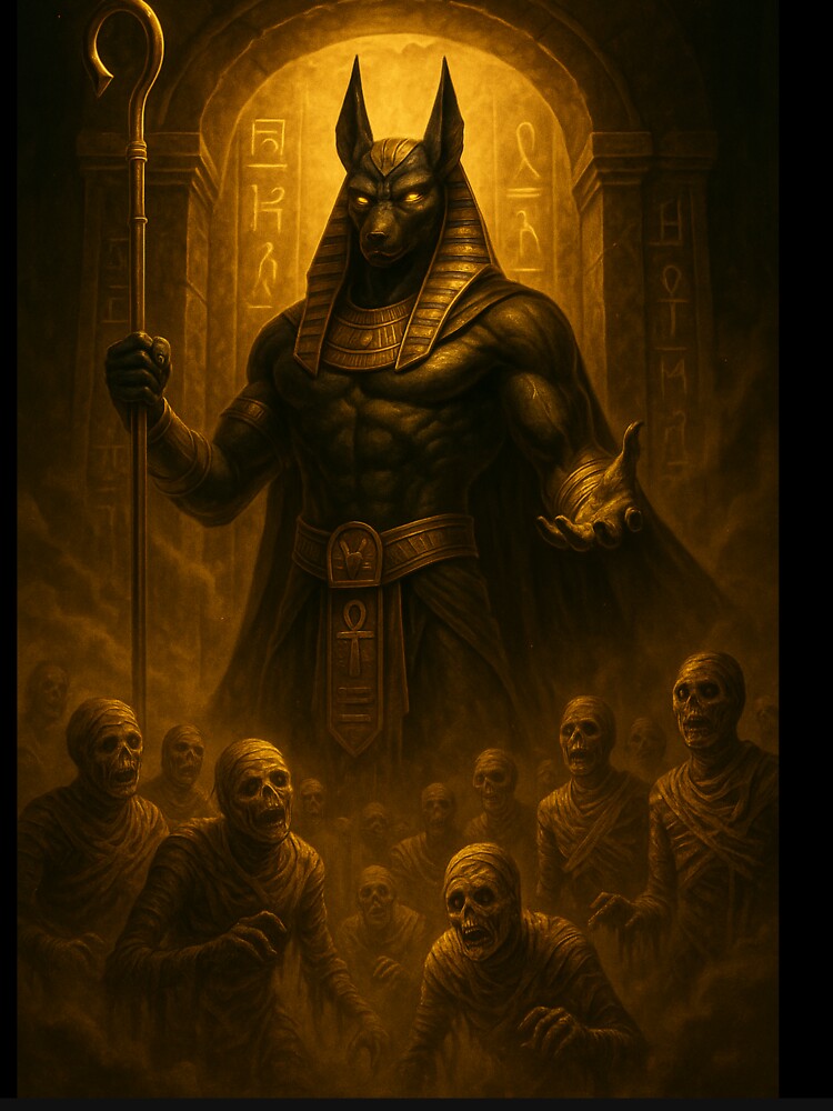 Anubis – Ancient Horror | Guardian of the Damned by TheDaniDesigns T-Shirts, Hoodie, Sweatshirt | BlankRebels.com (Image 3)