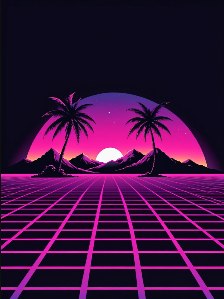 Vaporwave Sunset by GrayWolf123 T-Shirts, Hoodie, Sweatshirt | BlankRebels.com (Image 3)