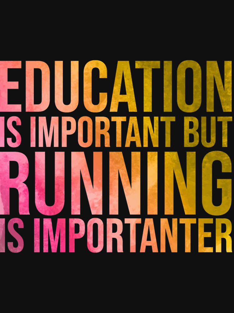 Running Is Importanter in Watercolo| Perfect Gift by sherricam T-Shirts, Hoodie, Sweatshirt | BlankRebels.com (Image 3)