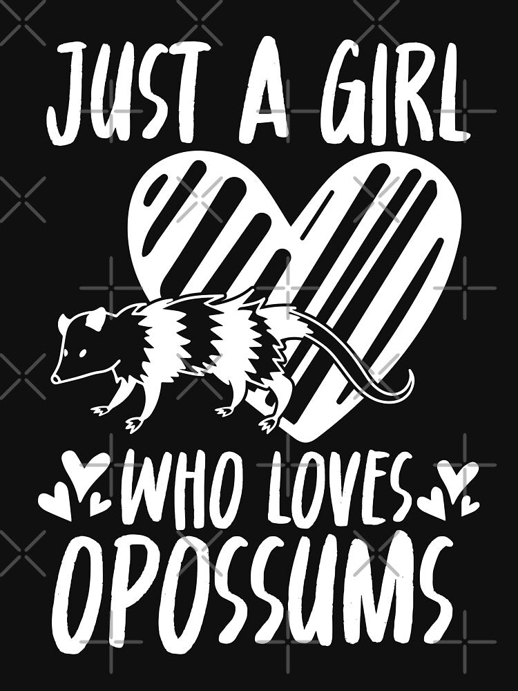 just a girl who loves opossums funny possum by teeshop87 T-Shirts, Hoodie, Sweatshirt | BlankRebels.com (Image 3)