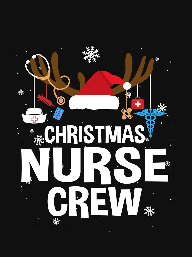 christmas nurse crew by KirstixCo T-Shirts, Hoodie, Sweatshirt | BlankRebels.com (Image 3)