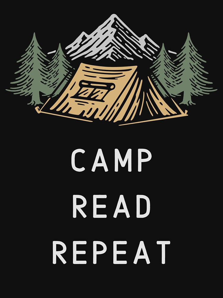 Camp Read Repeat by BarkhurstApparel T-Shirts, Hoodie, Sweatshirt | BlankRebels.com (Image 3)