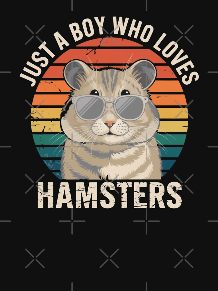Just A Boy Who Loves Hamsters Pet Owner Gift by CORJIDOG-ART T-Shirts, Hoodie, Sweatshirt | BlankRebels.com (Image 3)