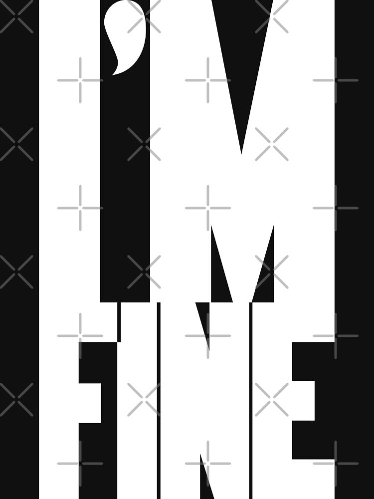 I'm fine, White by CarlosOddities T-Shirts, Hoodie, Sweatshirt | BlankRebels.com (Image 3)
