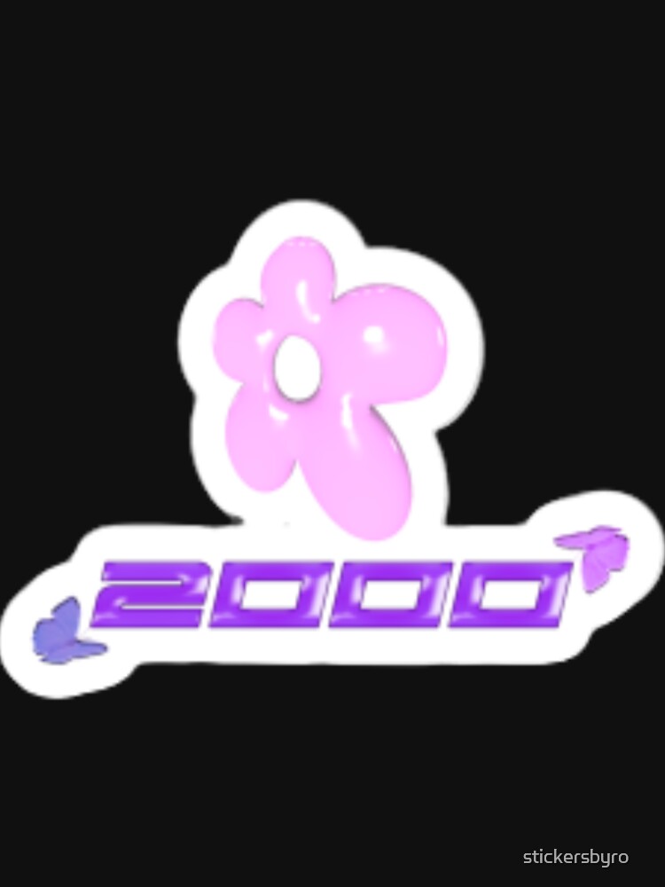 2000s flower icon butterfly text by stickersbyro ☆ T-Shirts, Hoodie, Sweatshirt | BlankRebels.com (Image 3)