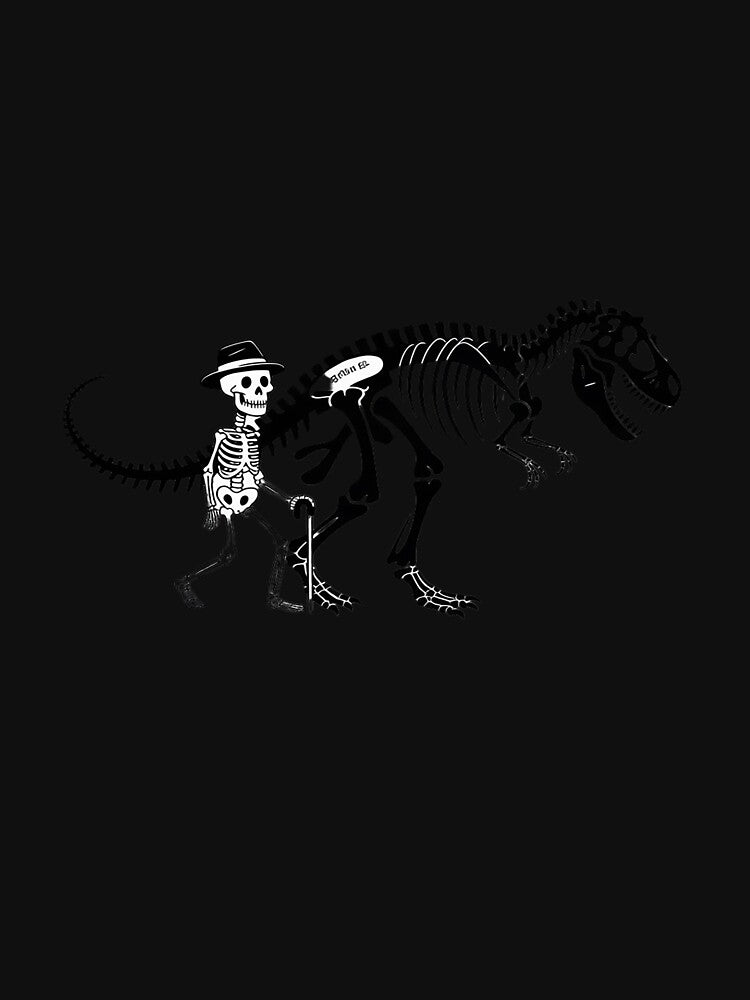 Skeleton Walking Dinosaur by BubblePancake T-Shirts, Hoodie, Sweatshirt | BlankRebels.com (Image 3)