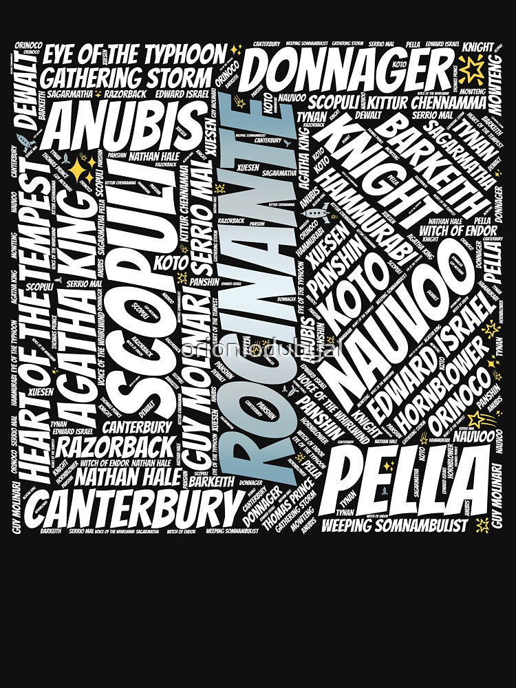 Screaming Firehawks Space Ship Names by orionlodubyal T-Shirts, Hoodie, Sweatshirt | BlankRebels.com (Image 3)