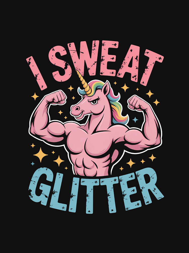 Gym Unicorn Workout Motivational Fitness by YaulTape T-Shirts, Hoodie, Sweatshirt | BlankRebels.com (Image 3)