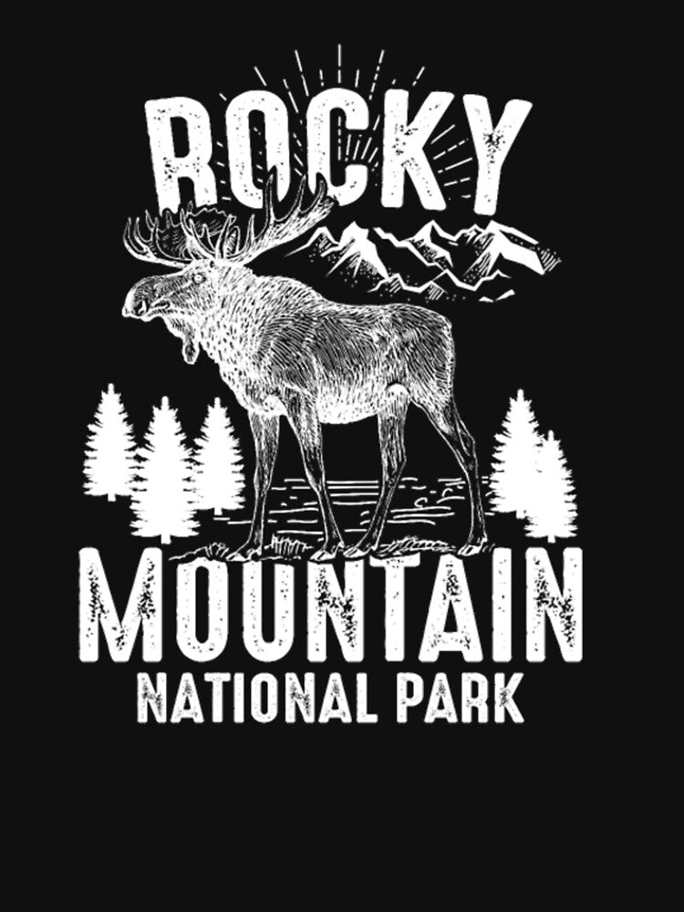 Rocky Mountain National Park Moose Gift Tshirt by Clavitaps Hoodie, Sweatshirt | BlankRebels.com (Image 3)