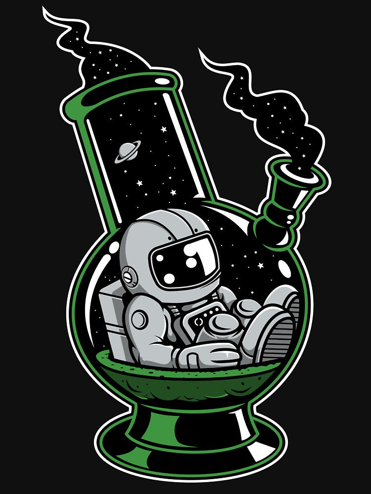 Astronaut Smoke - Funny Outer Space Lovers by Desteroids T-Shirts, Hoodie, Sweatshirt | BlankRebels.com (Image 3)
