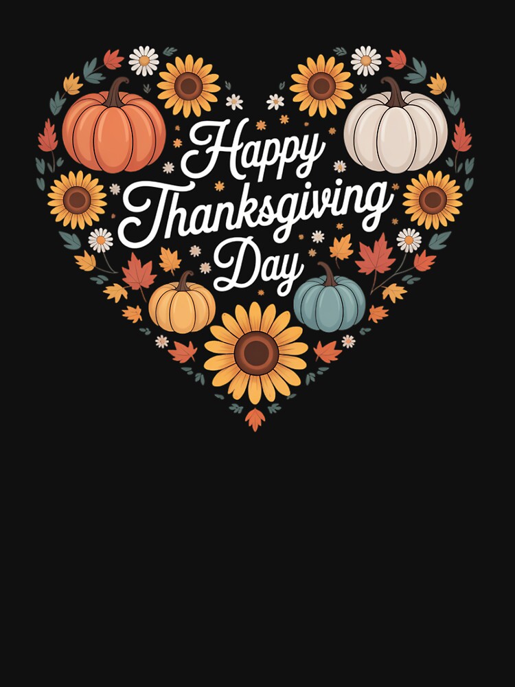 Happy Thanksgiving for Boys Girls Kids Thanksgiving Family by JonBarnes22 T-Shirts, Hoodie, Sweatshirt (Image 3)