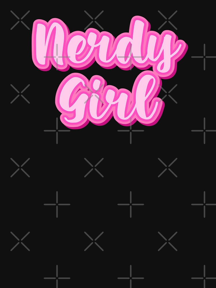Cute Nerdy Girl by BubbleCrumbs T-Shirts, Hoodie, Sweatshirt | BlankRebels.com (Image 3)