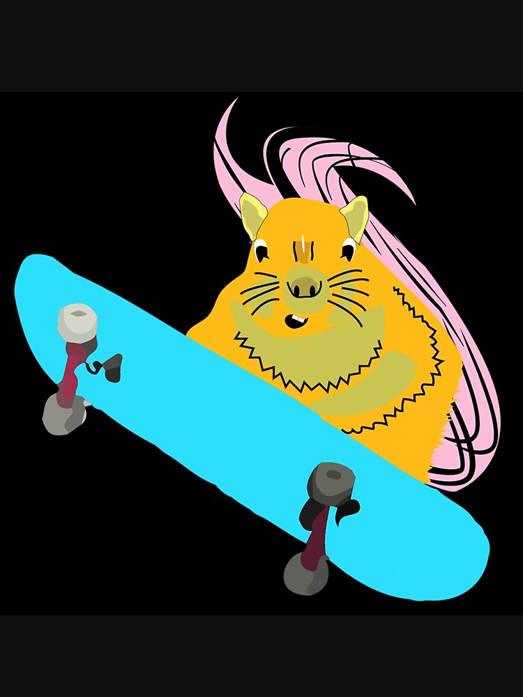 Naughty Squirrel 900 Skateboarding Canvas Print by alexanderneni T-Shirts, Hoodie, Sweatshirt | BlankRebels.com (Image 3)