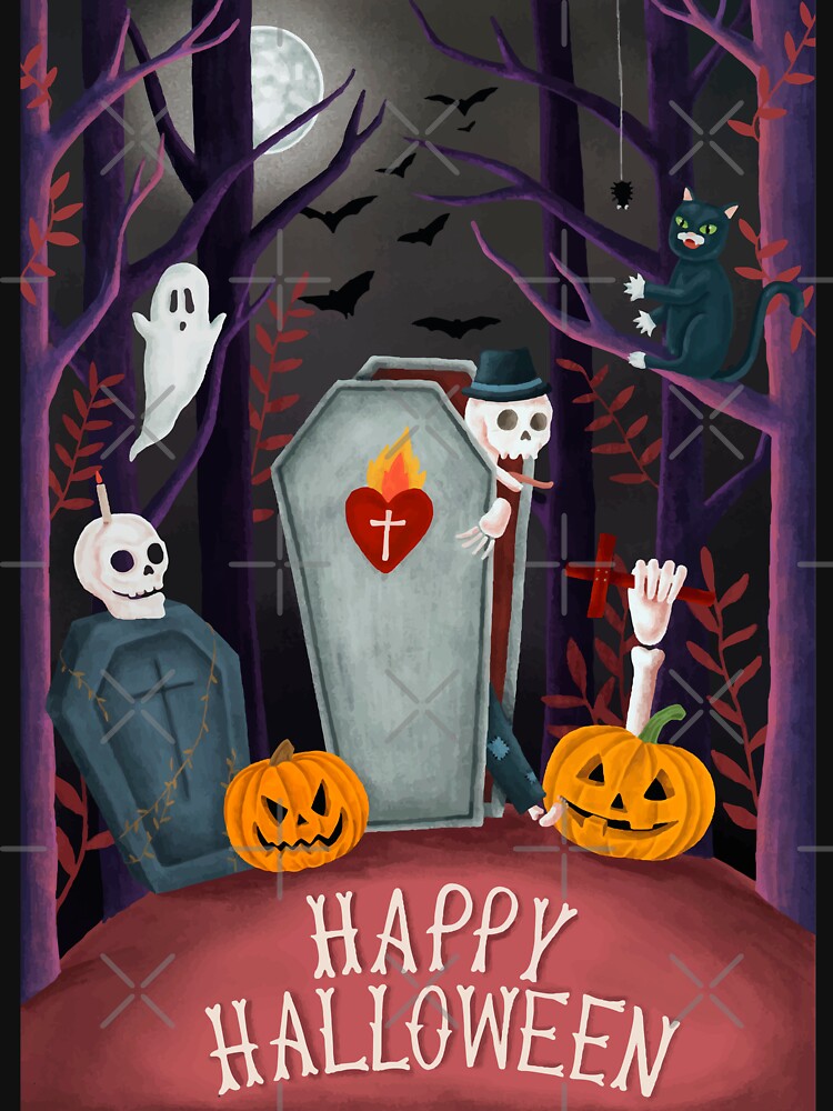 Happy Halloween Spirit by BeeMeCreative T-Shirts, Hoodie, Sweatshirt | BlankRebels.com (Image 3)