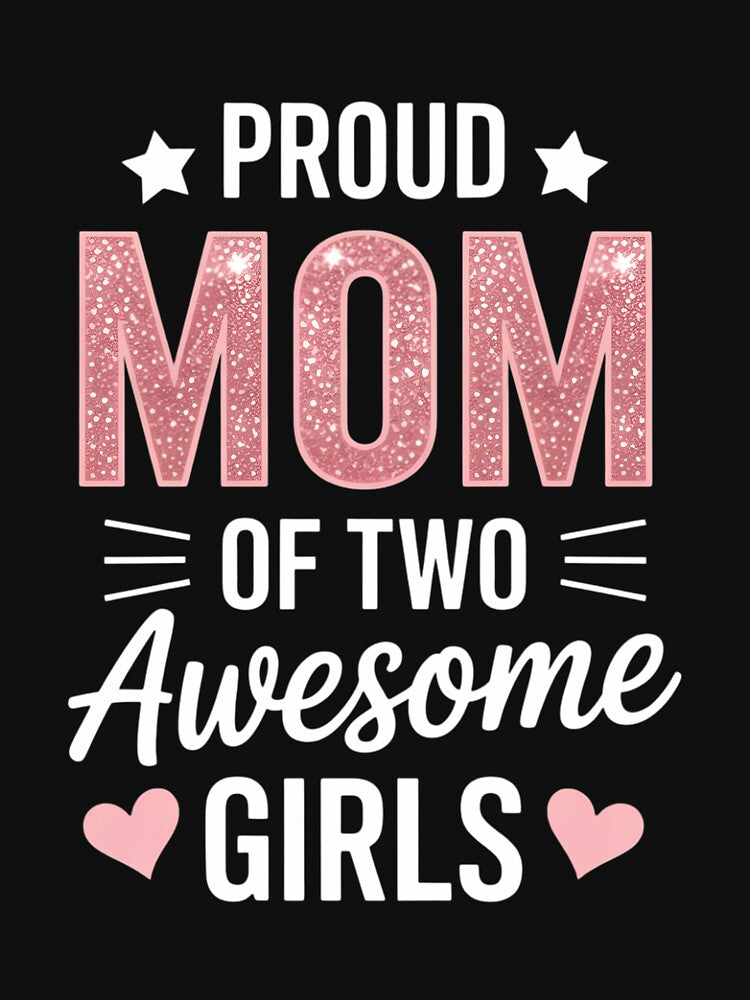 Mother of Two 2 Girls Mother of 2 Boys Mother's Day by AsteriskDatBArt T-Shirts, Hoodie, Sweatshirt (Image 3)